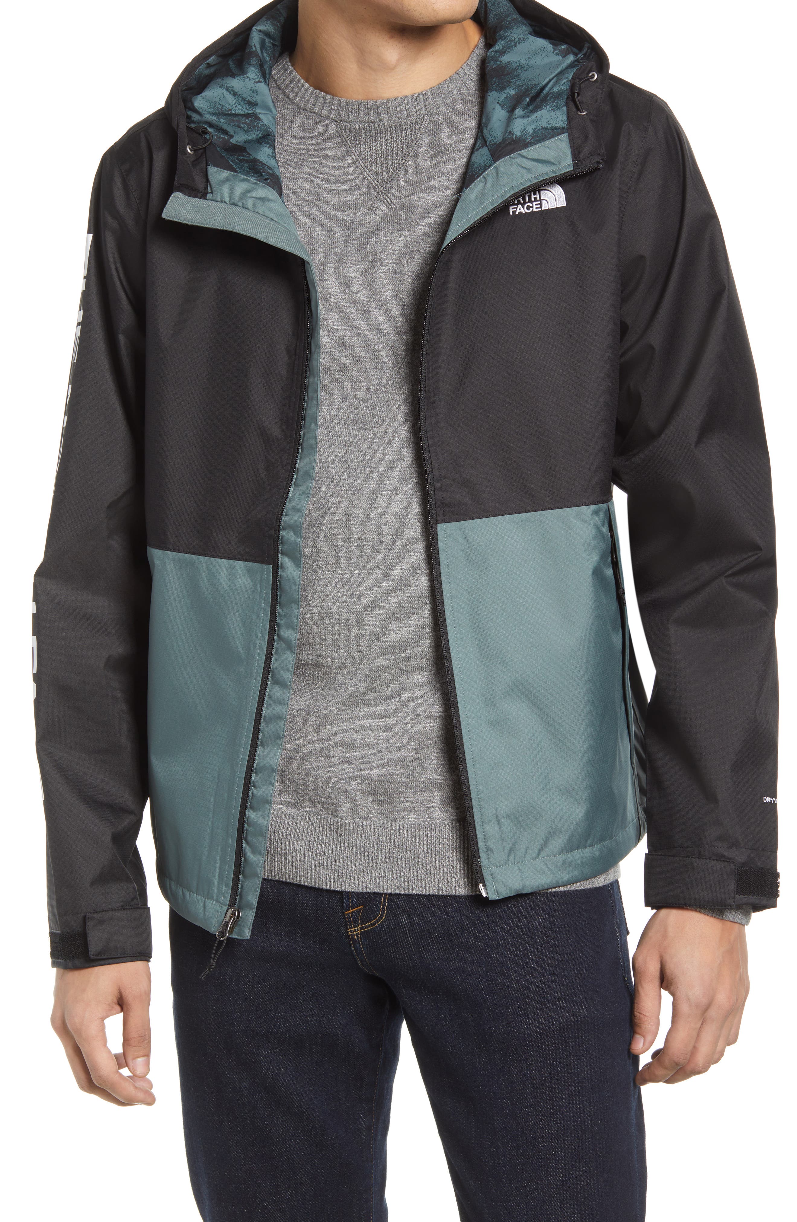 the north face men's millerton waterproof hooded jacket