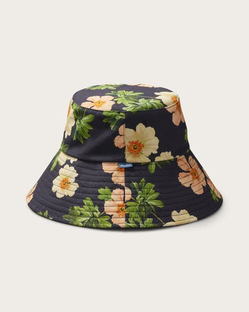Hemlock Bali Wide Brim Bucket Hat In Floral