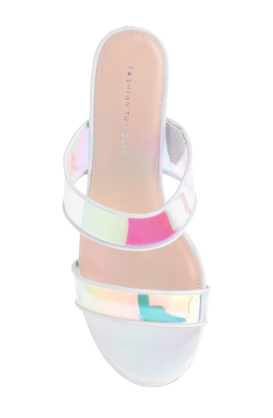 Fashion To Figure Berlynne Sandal In White Multi