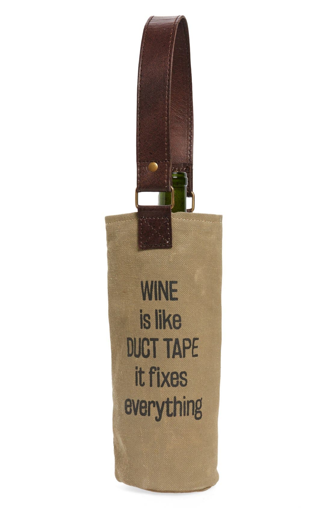 Mona B Canvas Wine Bag | Nordstrom