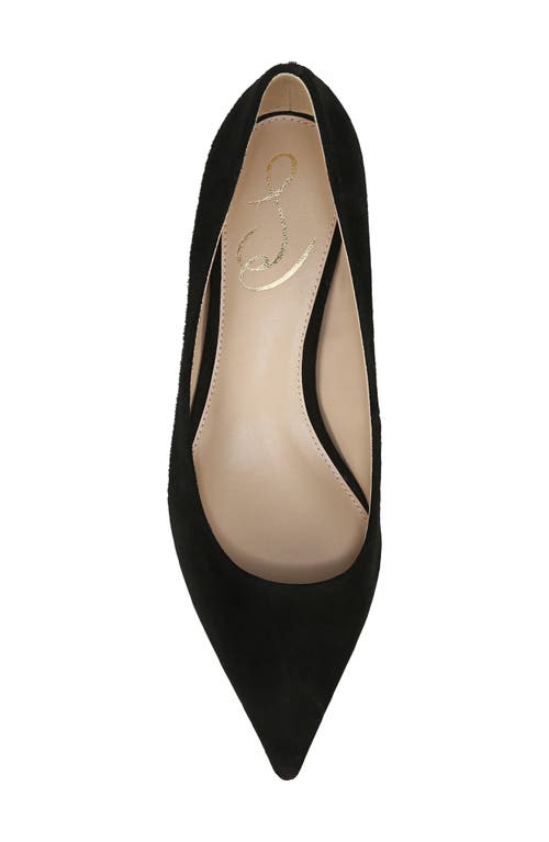 Sam Edelman Franci Pointed Toe Pump In Black Suede