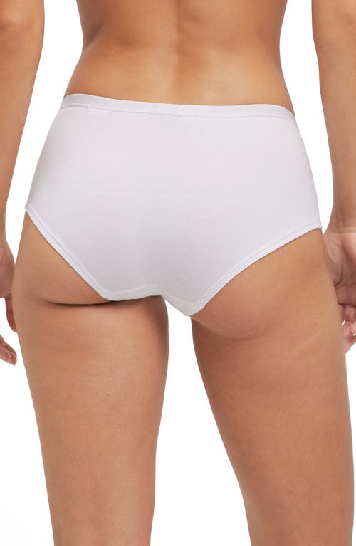 Shop Falke Daily Comfort 2-pack Stretch Cotton Hipster Briefs In White