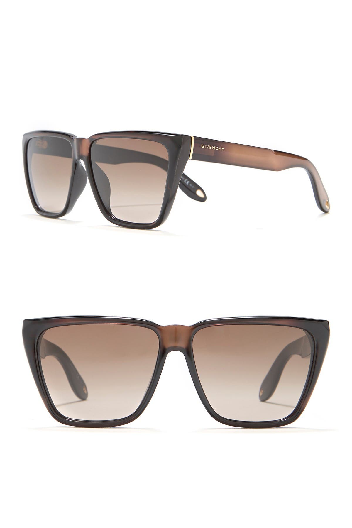 givenchy 58mm flat top sunglasses