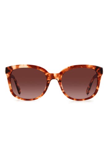 Kate Spade New York Gweniths 53mm Gradient Square Sunglasses In Brown
