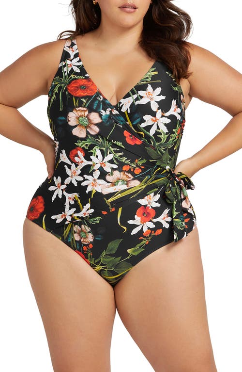 Hayes Underwire One-Piece Swimsuit in Black