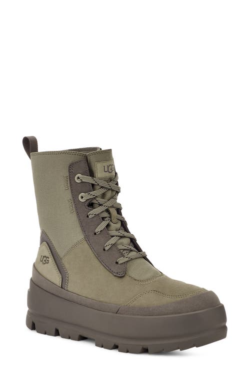 UGG(r) The UGG Lug Platform Lace-Up Combat Boot in Moss Green