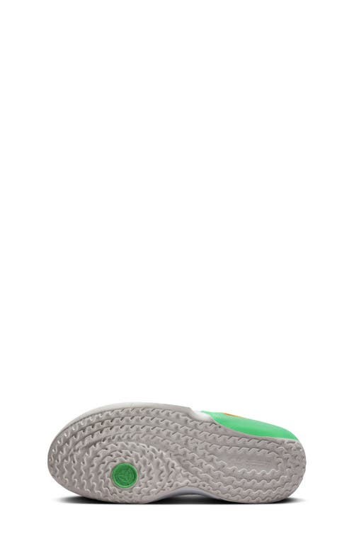 Shop Nike Air Zoom Crossover 2 Basketball Shoe In White/purple/green