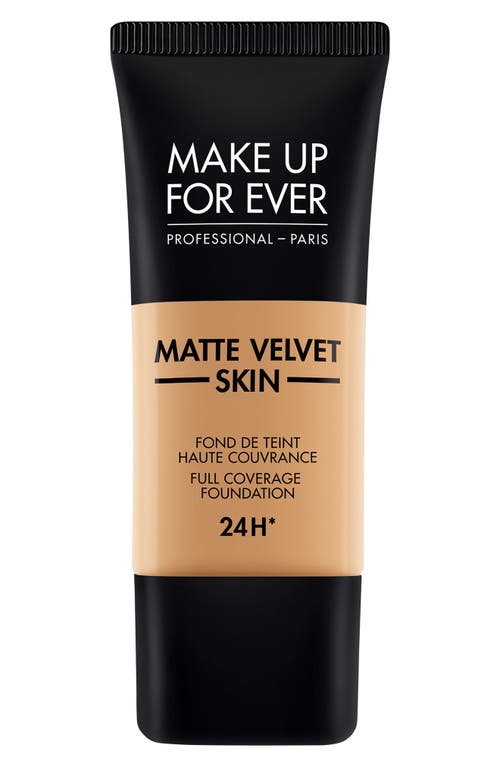 MAKE UP FOR EVER Matte Velvet Skin Full Coverage Foundation in Y425-Honey