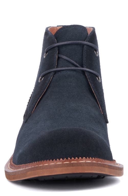 Vintage Foundry Milton Chukka Boot In Navy