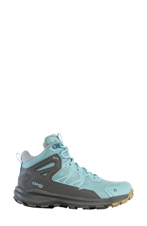 Oboz Katabatic Mid B-dry Waterproof Hiking Sneaker In Island
