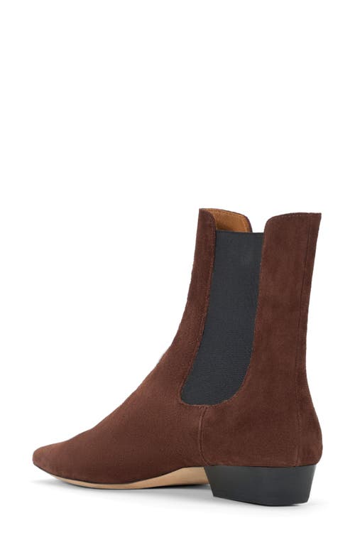 Staud Wally Chelsea Boot In Mahogany