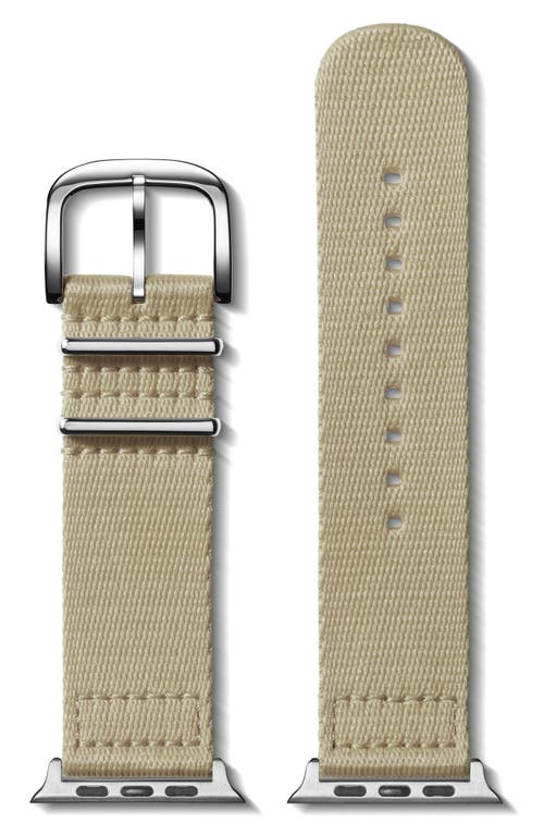 Shinola Nylon 24mm NATO Apple Watch® Watchband in Tan
