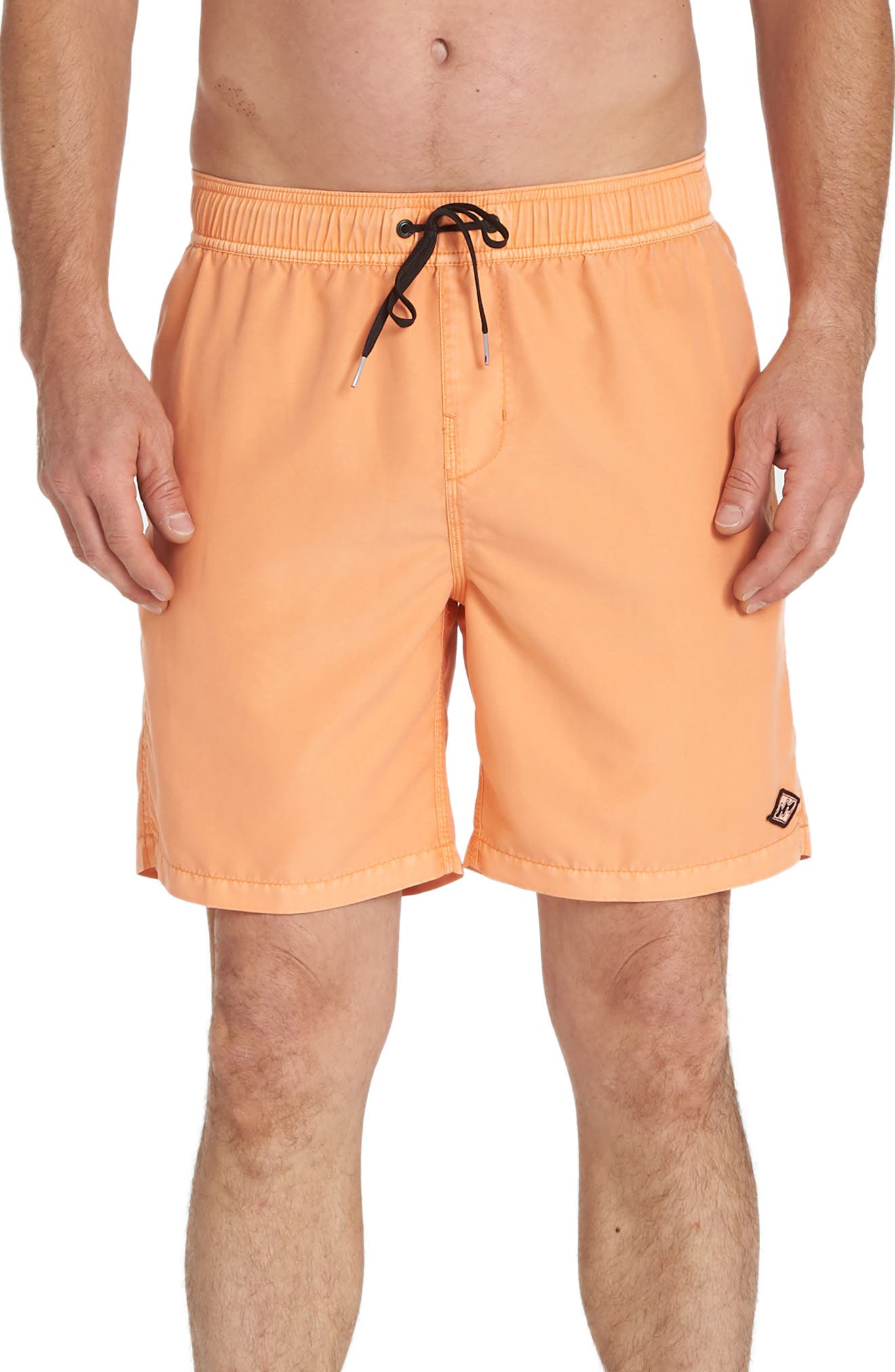Billabong All Day Layback Swim Volley Trunks, Coral