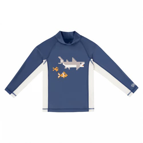 Uv Skinz Long Sleeve Adventure Sun & Swim Shirt In Shark-cade Game