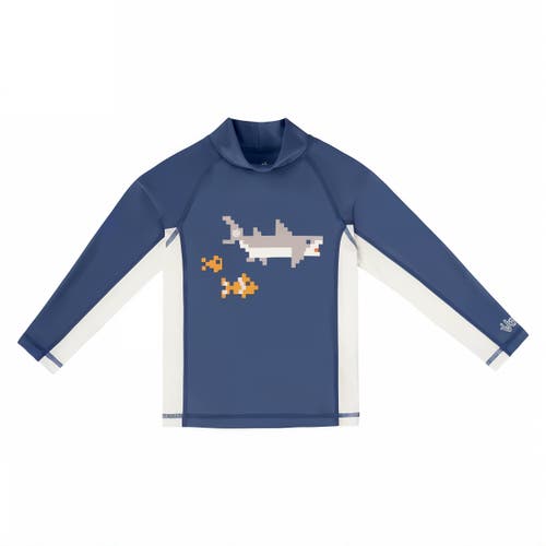 Shop Uv Skinz Long Sleeve Adventure Sun & Swim Shirt In Shark-cade Game