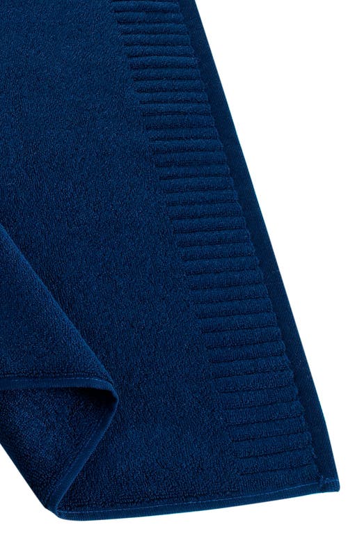 Brooks Brothers Border Bath Mat In Navy