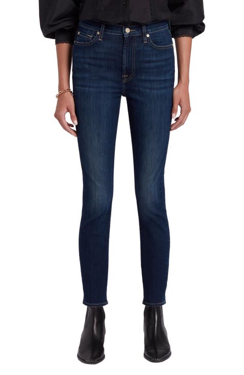 Buy 7 For All Mankind Dojo Flare Leg Jeans - Opp Norton Blue At 61% Off