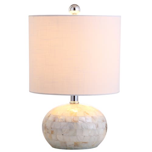 Jonathan Y Wilson Seashell Led Table Lamp In White