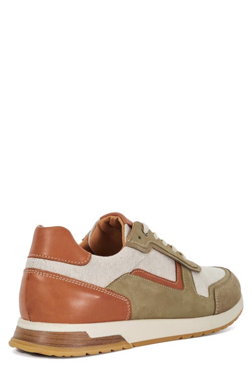 Shop Dune London Toll Sneaker In Khaki