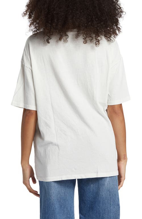 Shop Billabong Vision Of Paradise Graphic Cotton T-shirt In Salt Crystal