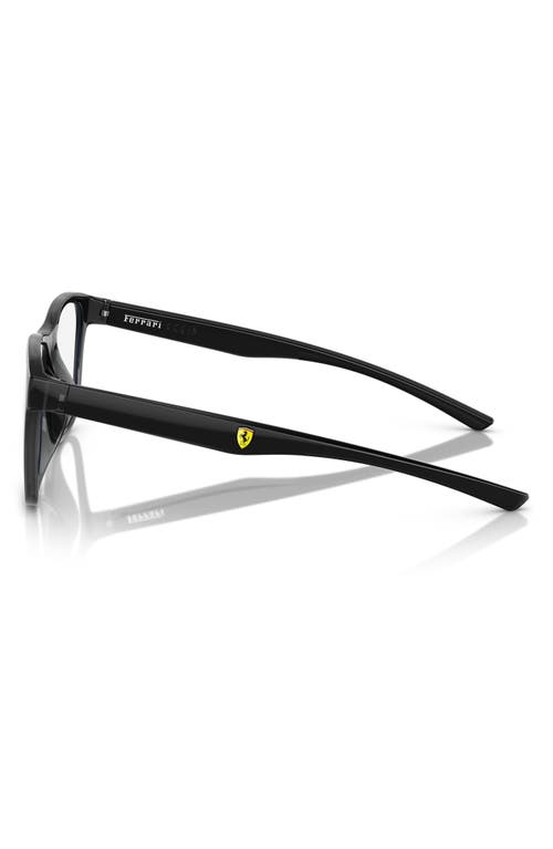 Scuderia Ferrari 56mm Square Optical Glasses In Transparent Grey