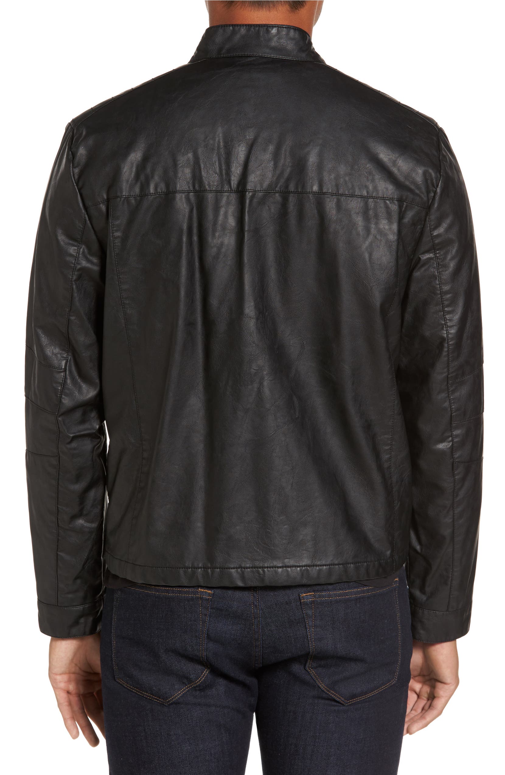 Reaction Kenneth Cole Faux Leather Moto Jacket Nordstrom