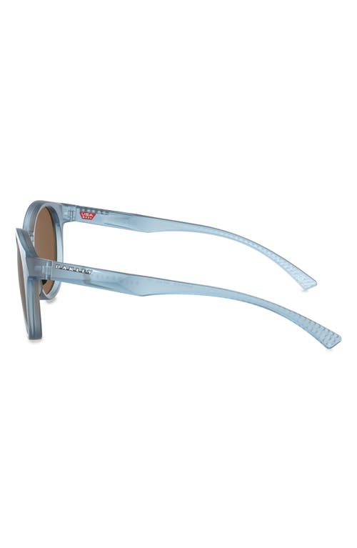 Oakley Spindrift Prizm Bronze Round Ladies Sunglasses Oo9474 947411 52 In Blue/bronze
