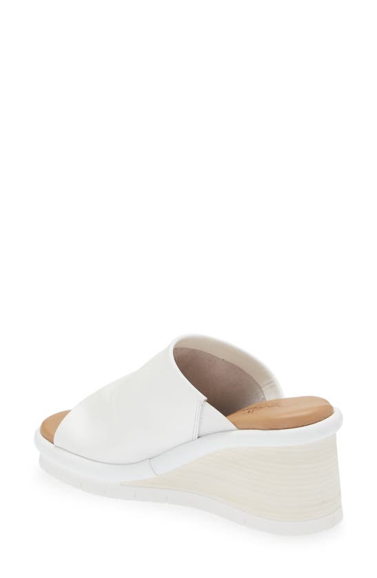 Shop The Flexx Mary Wedge Sandal In White