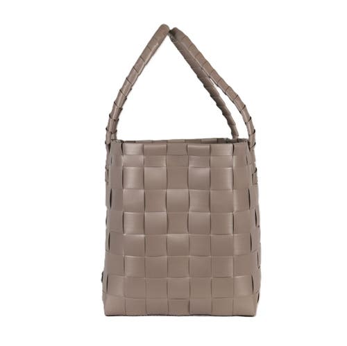 Shop Handed By Paris Recycled Plastic Tote Bag In Liver