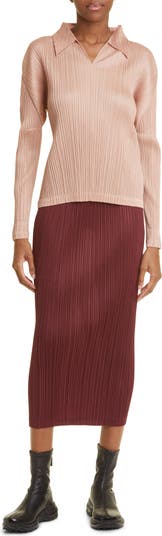 Monthly Colors October Pleated Top