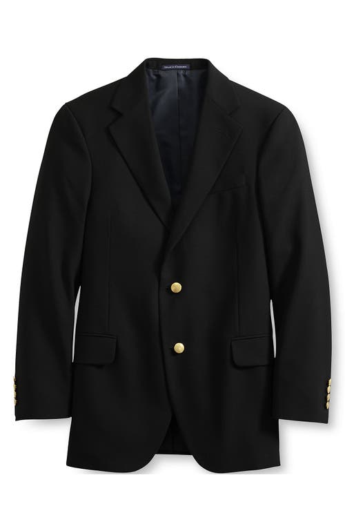 Shop Lands' End School Uniform  Hopsack Blazer In Black