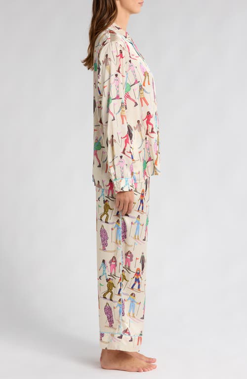 KAREN MABON KAREN MABON SKIIERS SATIN PAJAMAS 