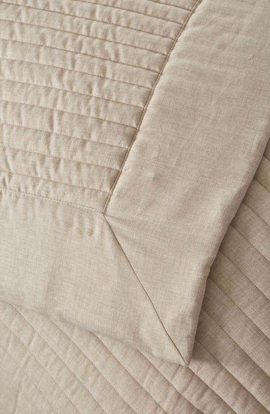 Shop Nordstrom Organic Cotton Twill Quilt & Shams Set In Beige Semolina