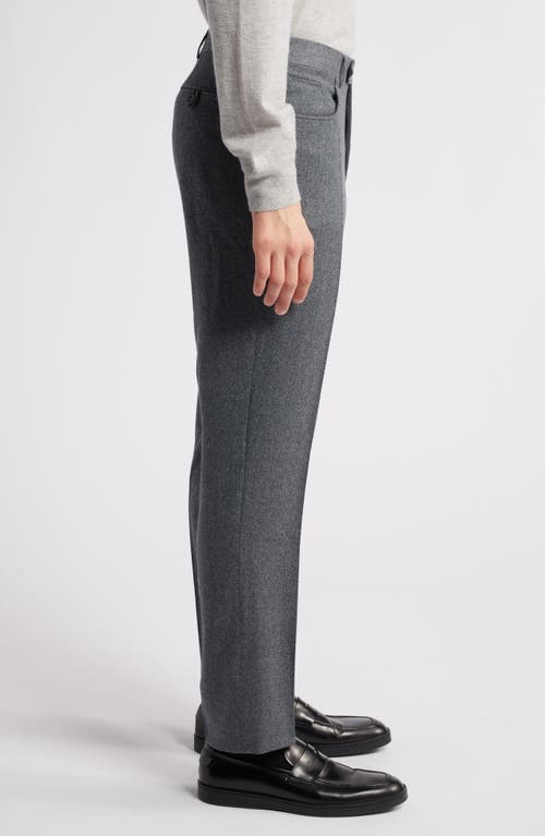 Shop Canali Impeccable Regular Fit Wool Pants In Grey