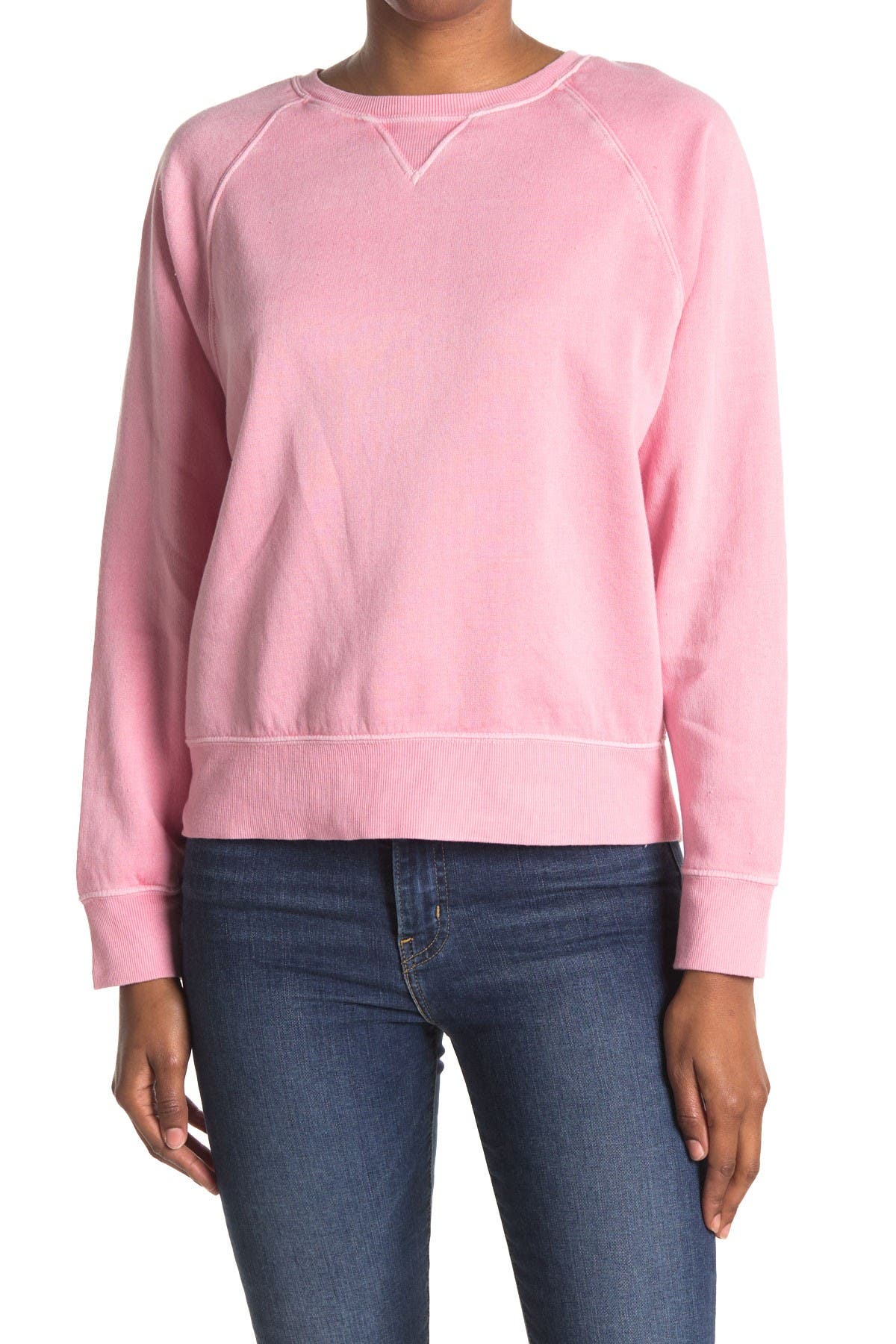 Abound Raglan Sleeve Pullover In Light/pastel Pink