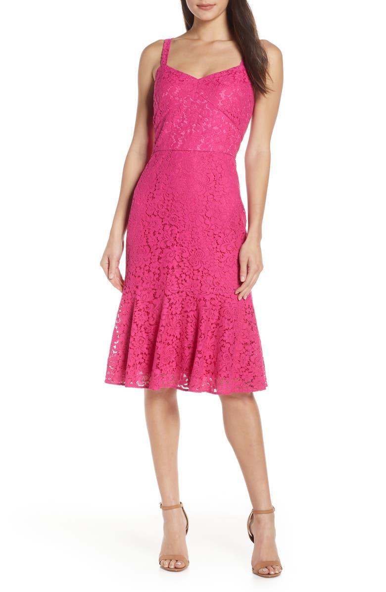 Chelsea28 Sleeveless Lace Fit & Flare Dress | Nordstrom