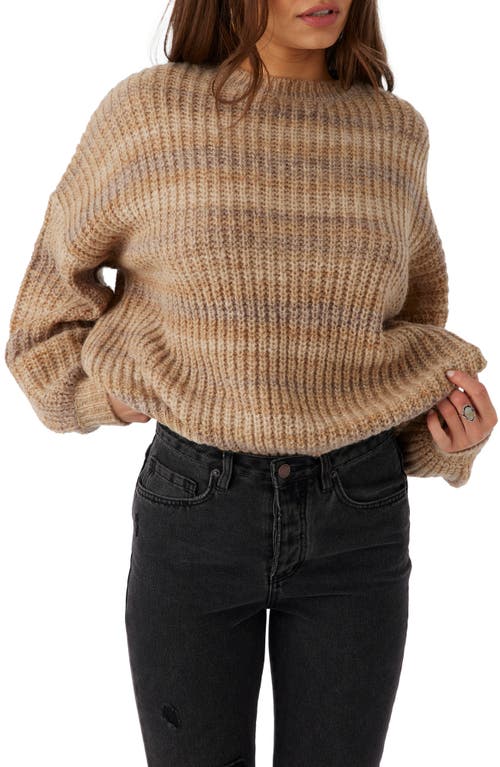 Shop O'neill Bayou Ombré Sweater In Tobacco Brown