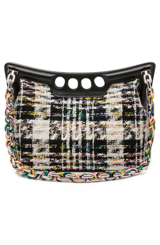 ALEXANDER MCQUEEN SMALL THE PEAK TWEED SHOULDER BAG
