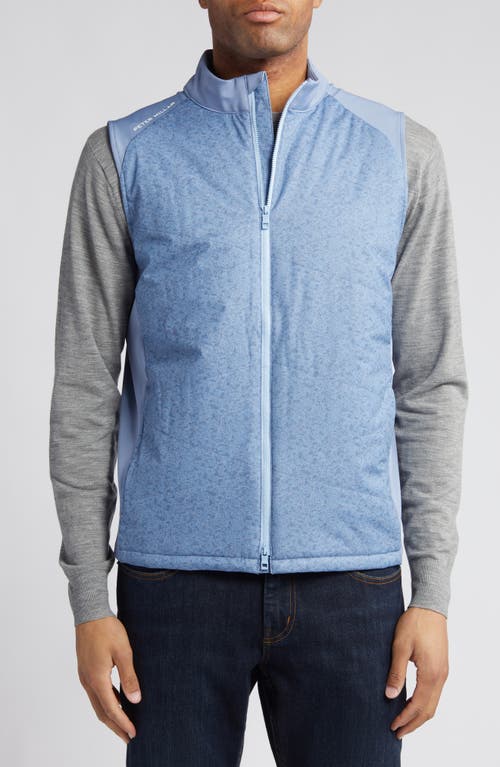 Peter Millar Fuse Water Resistant Mixed Media Vest Infinity at Nordstrom,