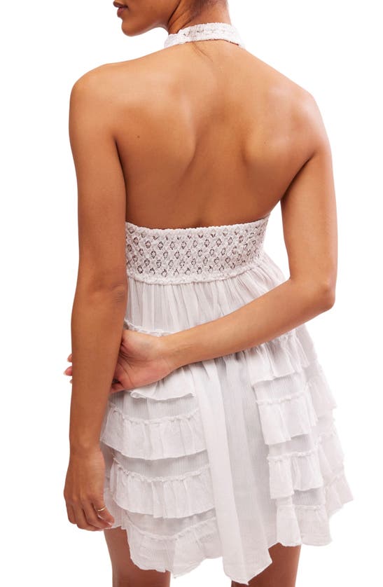Shop Free People Adella Halter Nightgown In White
