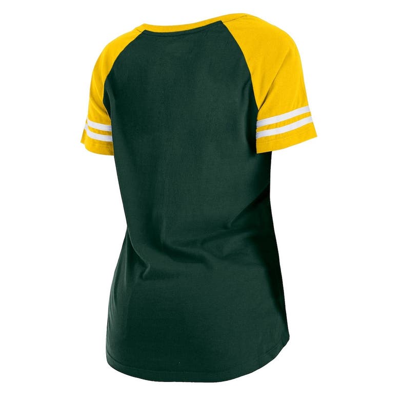 New Era / Women's Green Bay Packers Lace White Plus Size Long Sleeve T-Shirt