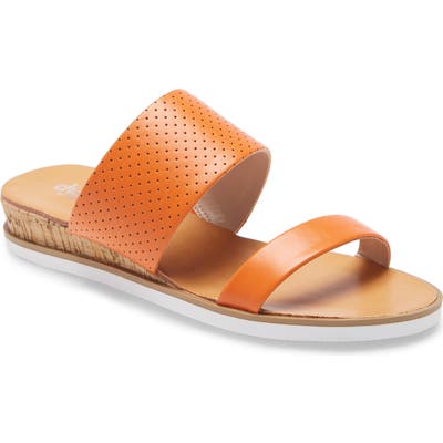 Charles By Charles David Uplink Slide Sandal- Orange