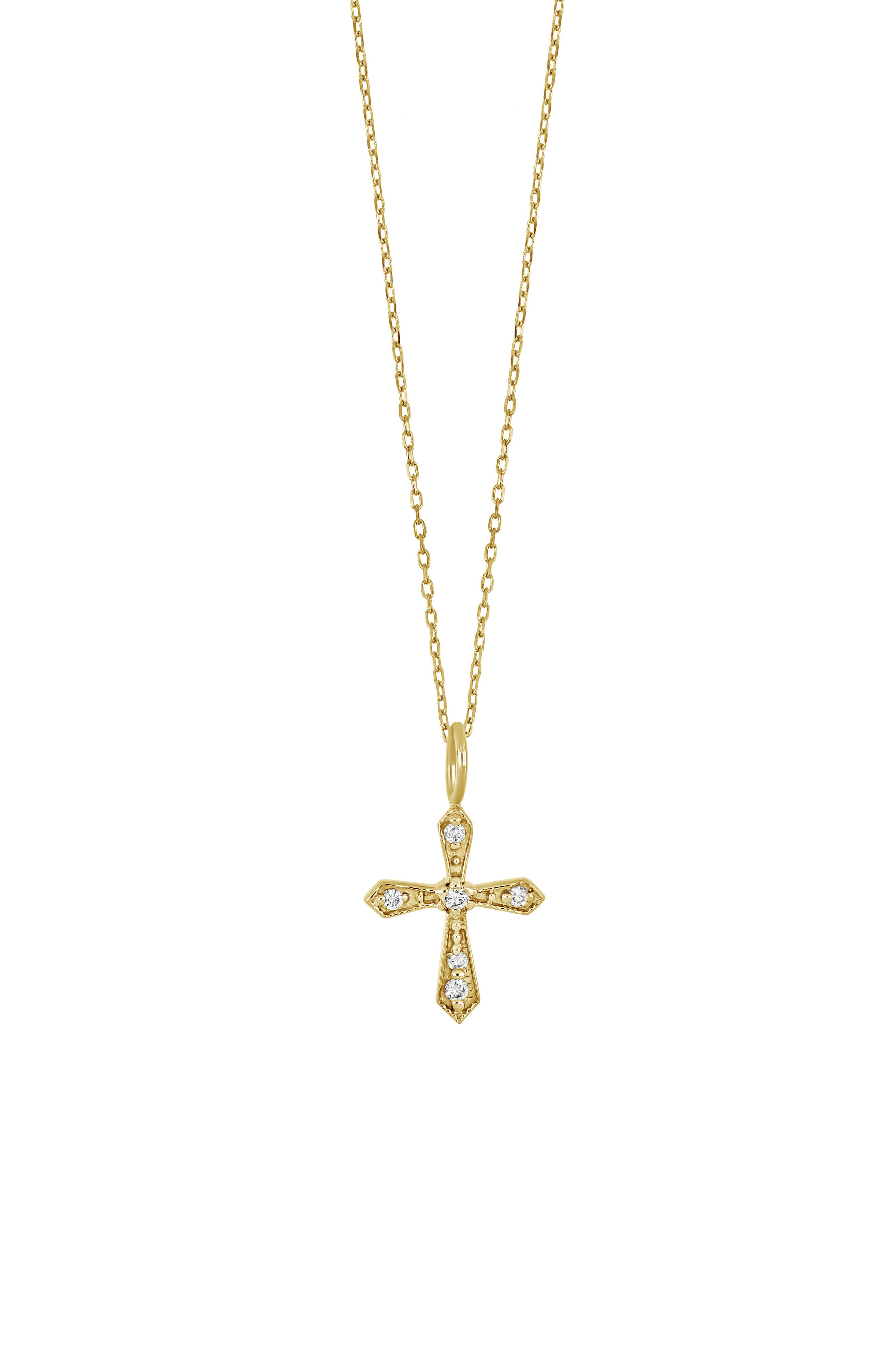 diamond cross pendant necklace