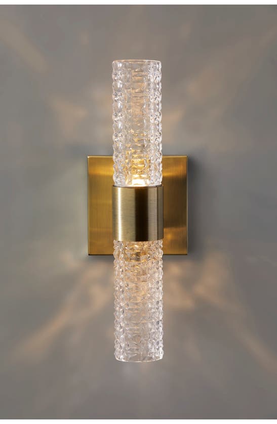 Adesso Lighting Harriet Led Wall Lamp In Antique Brass
