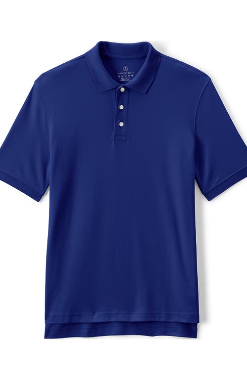 LANDS' END LANDS' END SCHOOL UNIFORM LONG SLEEVE INTERLOCK POLO SHIRT
