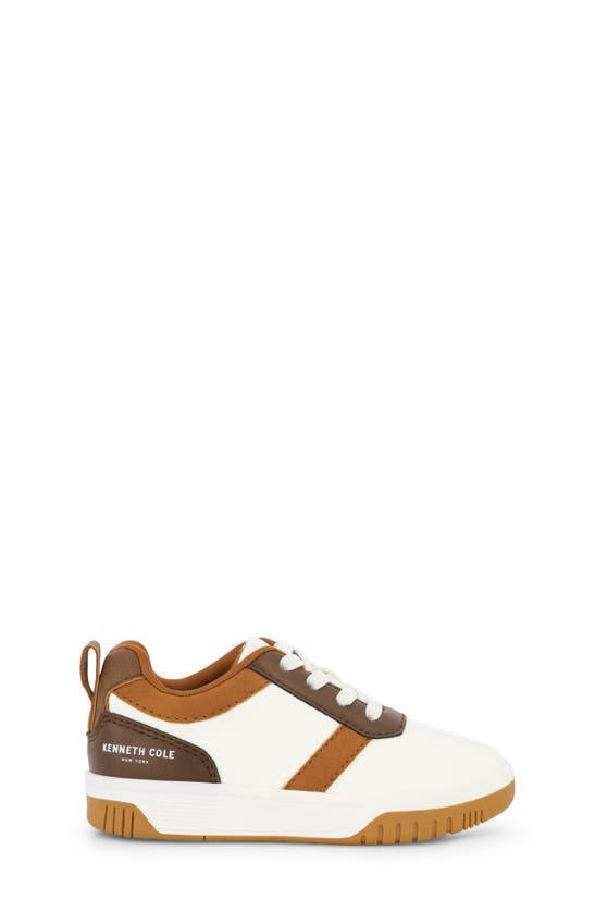 Shop Kenneth Cole Kids' Cyril Braxton Sneaker In Brown Multi