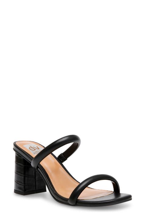 Halsty Block Heel Mule Sandal (Women)