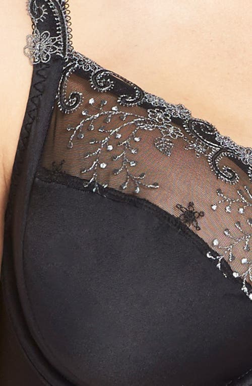 Shop Simone Perele 'delice' Embroidered Underwire Bra In Moonlight