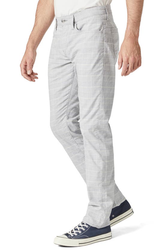 Mavi Jeans Marcus Slim Straight Leg Pants In Blue Checked