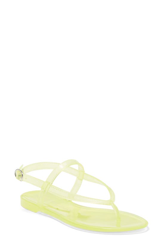 Shop Stuart Weitzman Summer Jelly Sandal In Electric Lime